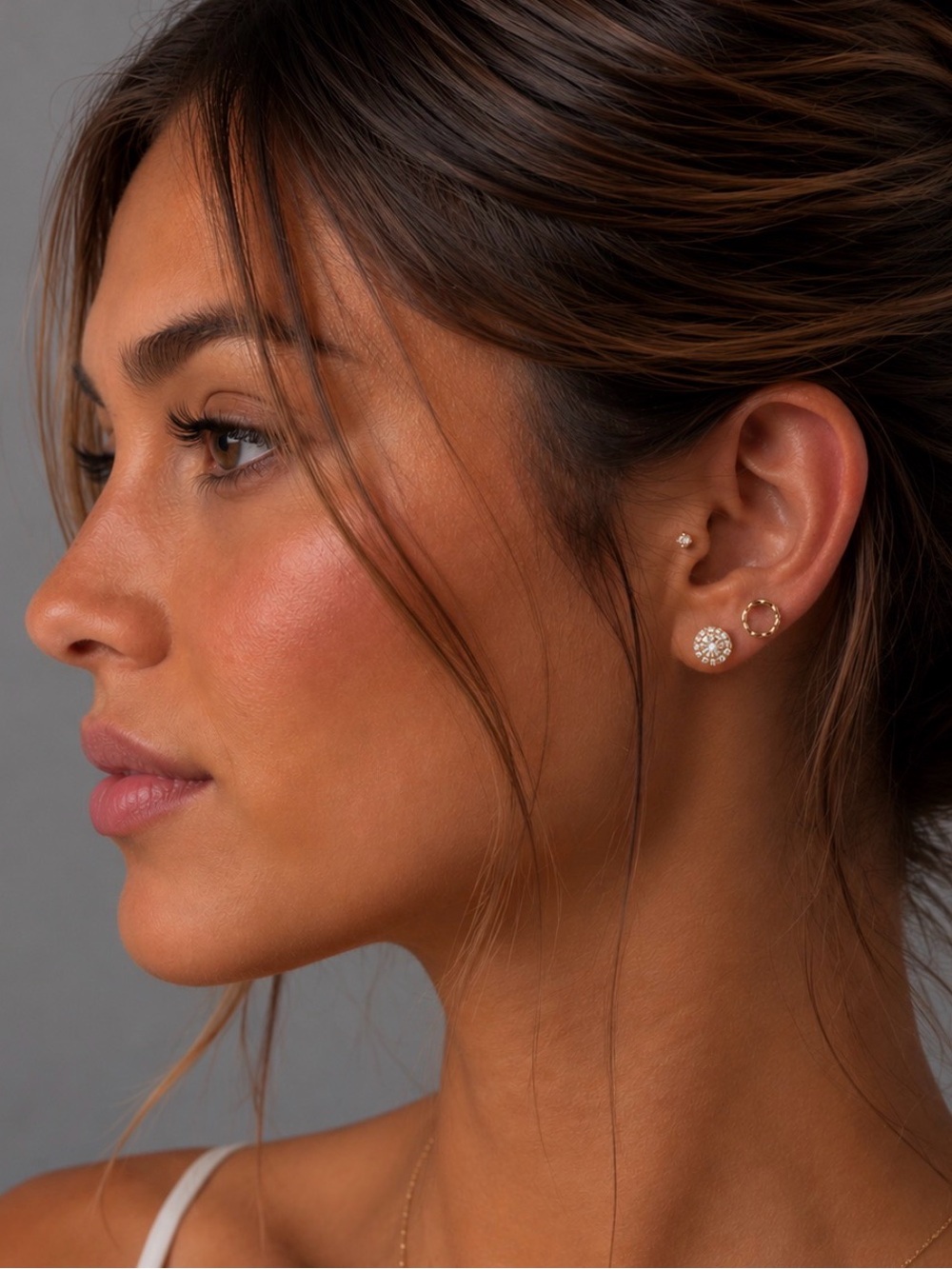 (NWT) EXPRESS • Gold Minimalist Stud Earring Set